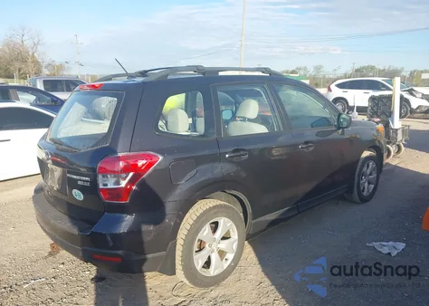 2015 Subaru Forester 2.5I из США, поврежденный, VIN JF2SJABC8FH839019